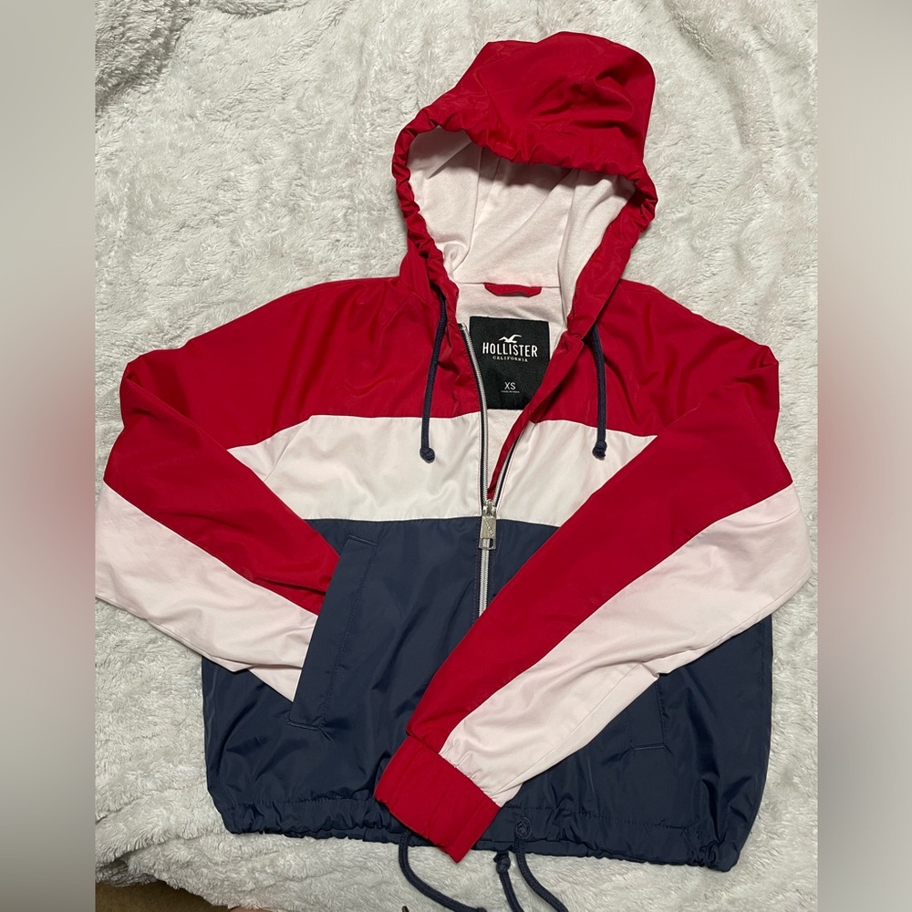 Hollister Colorblock Windbreaker Jacket